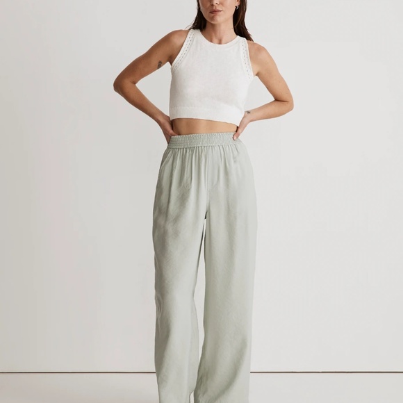 Madewell The Carley Wide-Leg Pant in Softdrape - Picture 2 of 6